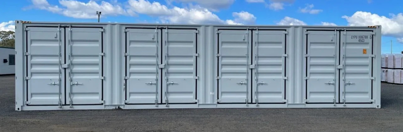 Contenedor marítimo High Cube de 40 pies con 4 puertas laterales - Imagen 4